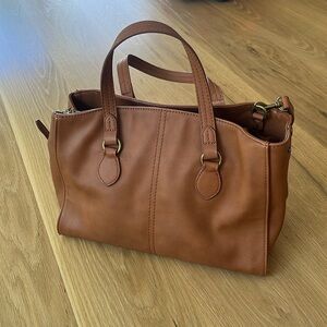 Universal Thread Structured Satchel - Cognac